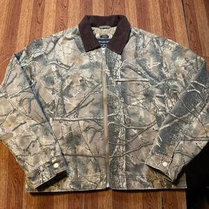 Abercrombie&Fitch Camo Cropped Boxy Quilted Workwear Harrington Jacket Medium